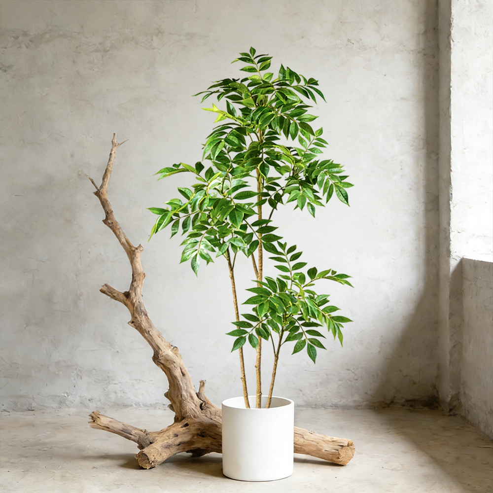 Dracaena Marginata - Arbre artificiel en caoutchouc de 76-140